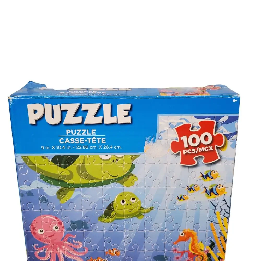 Best Brands Under the Sea Puzzle Turtle Seahorse Fish STEM Puzzle Childrens